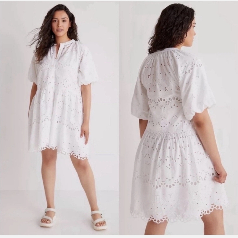 Anthropologie | Tallulah Eyelet Mini Dress